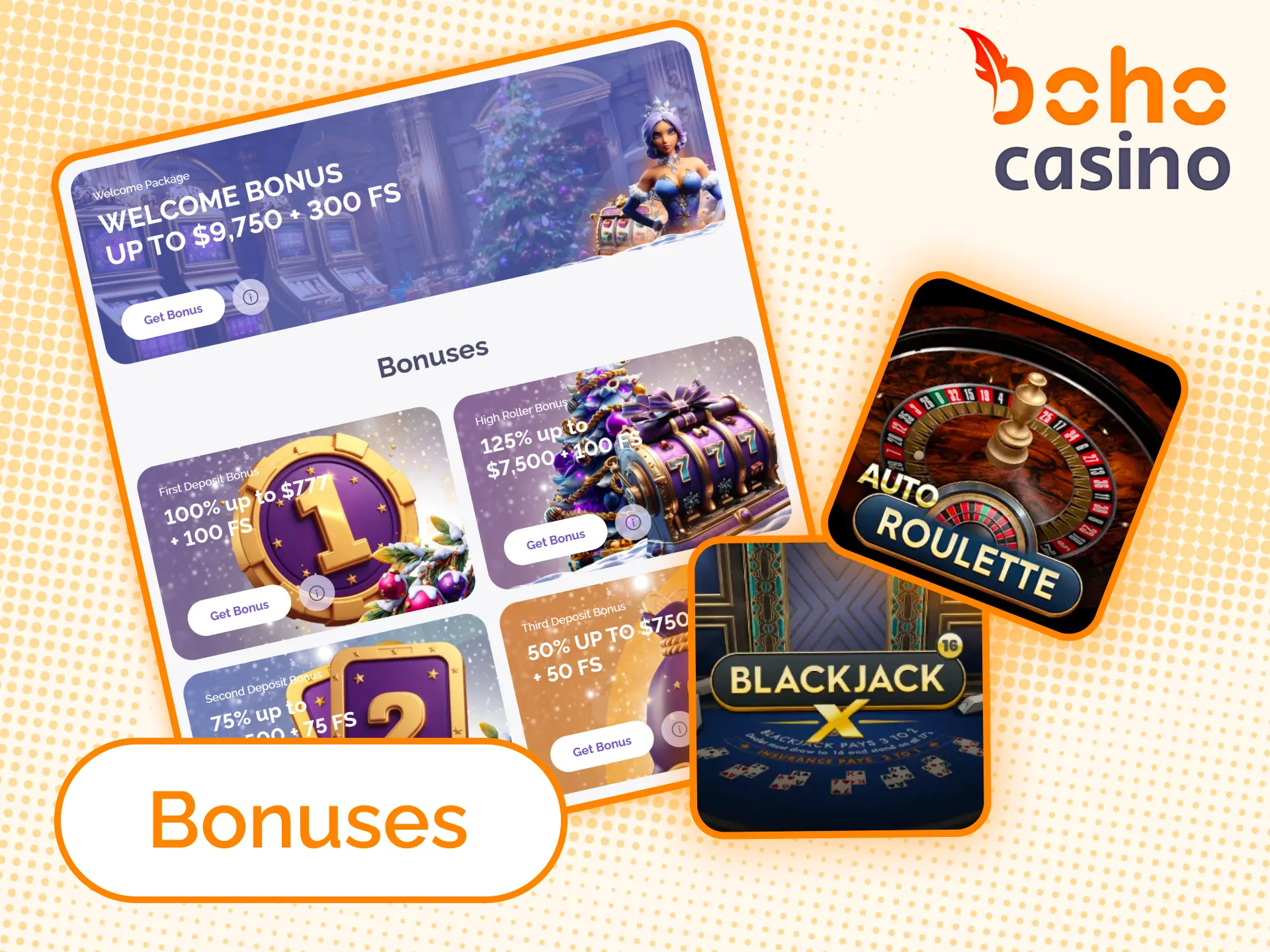 Claim Boho Casino live gaming welcome offer details now.
