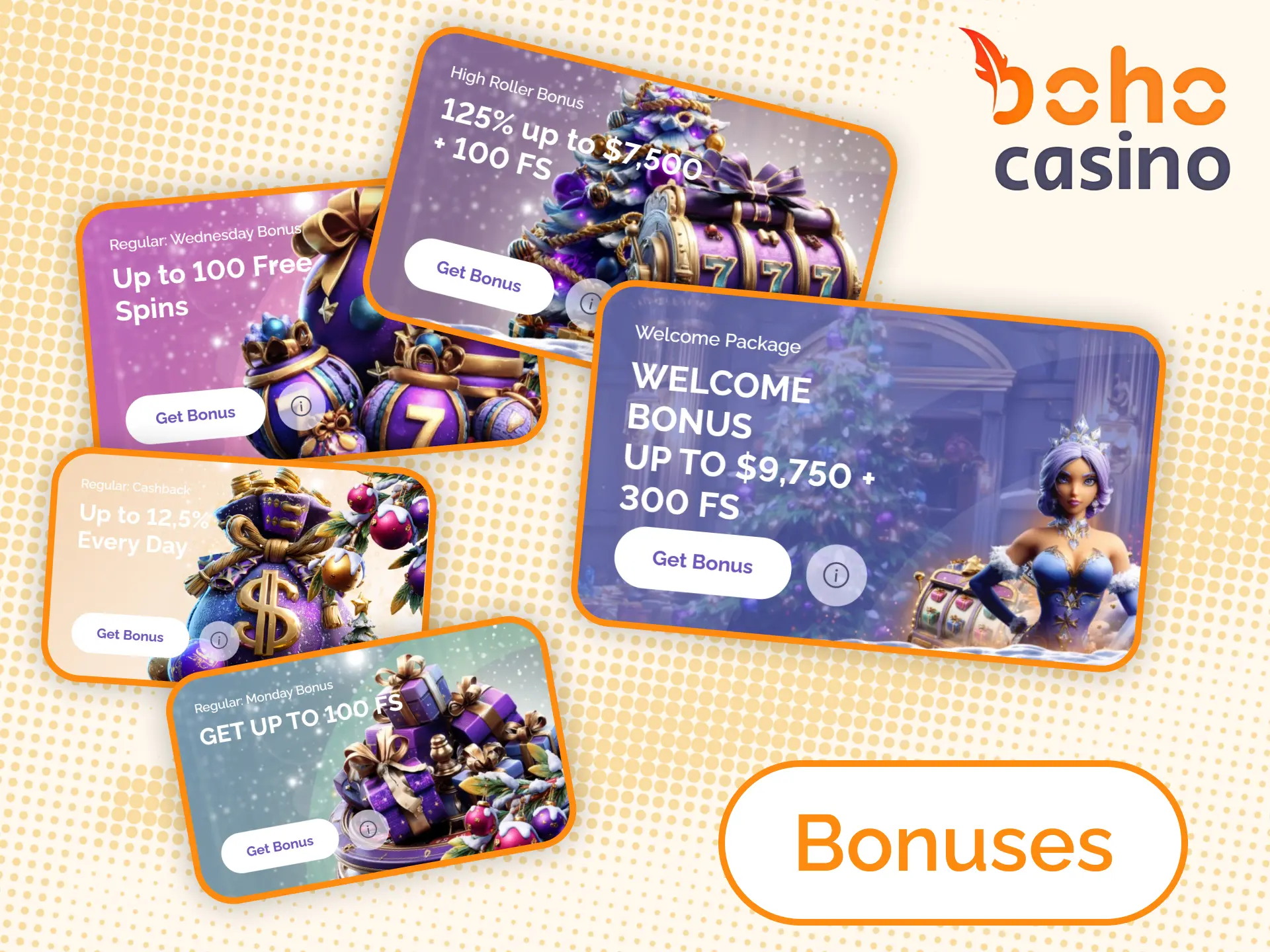 Find out what bonuses for mini-games Boho Casino offers.
